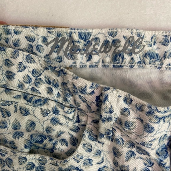 Madewell Blue Floral Skinny Jeans - Picture 2 of 6